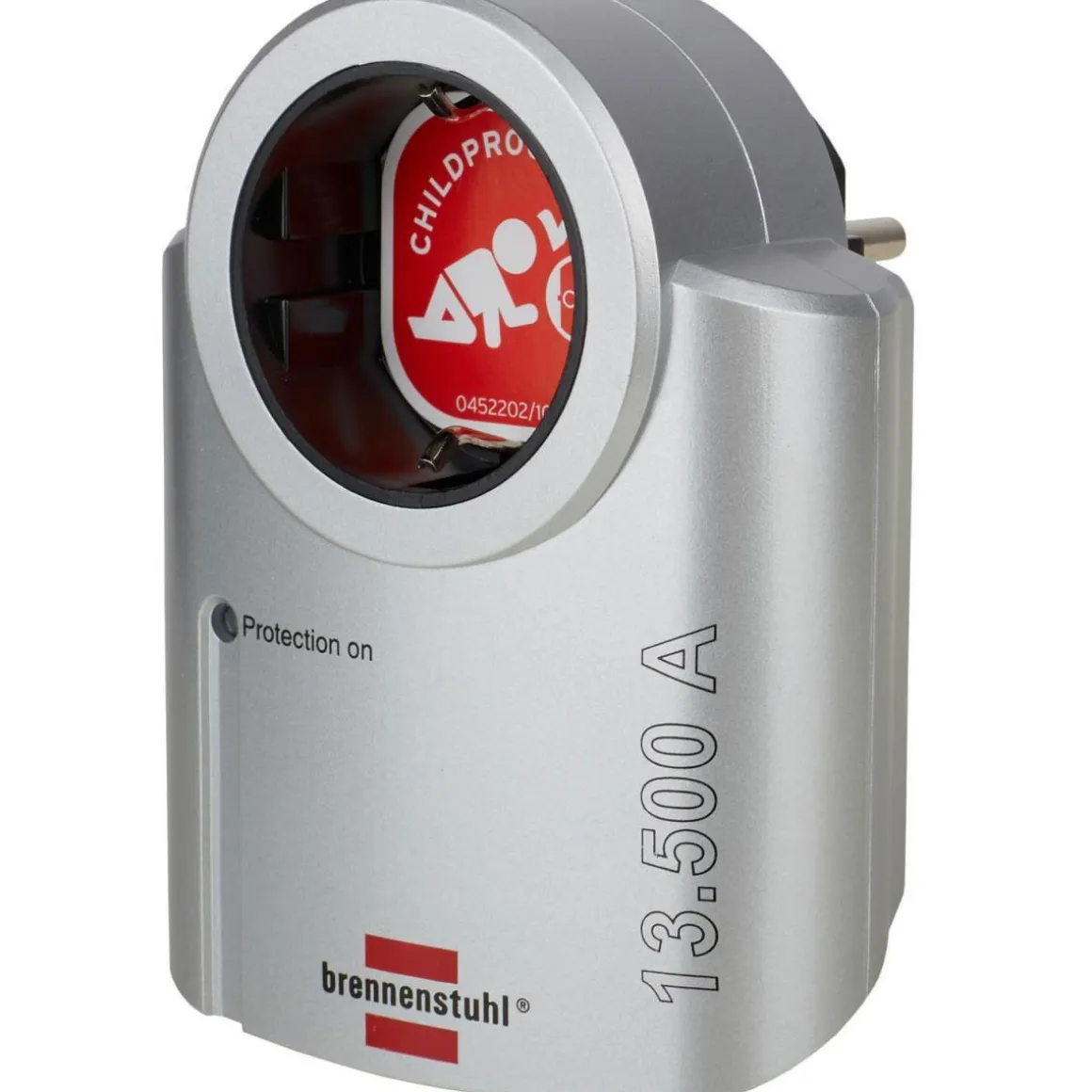 Brennenstuhl Steckdosenadapter Primera-Line Überspannungsschutz silber/schwarz