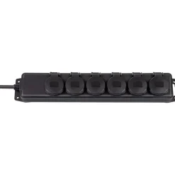 Brennenstuhl Steckdosenverteiler 6-fach schwarz