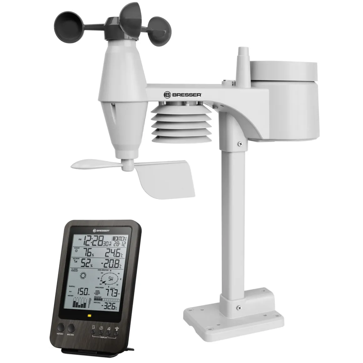 Bresser Wetter Center, Holzoptik