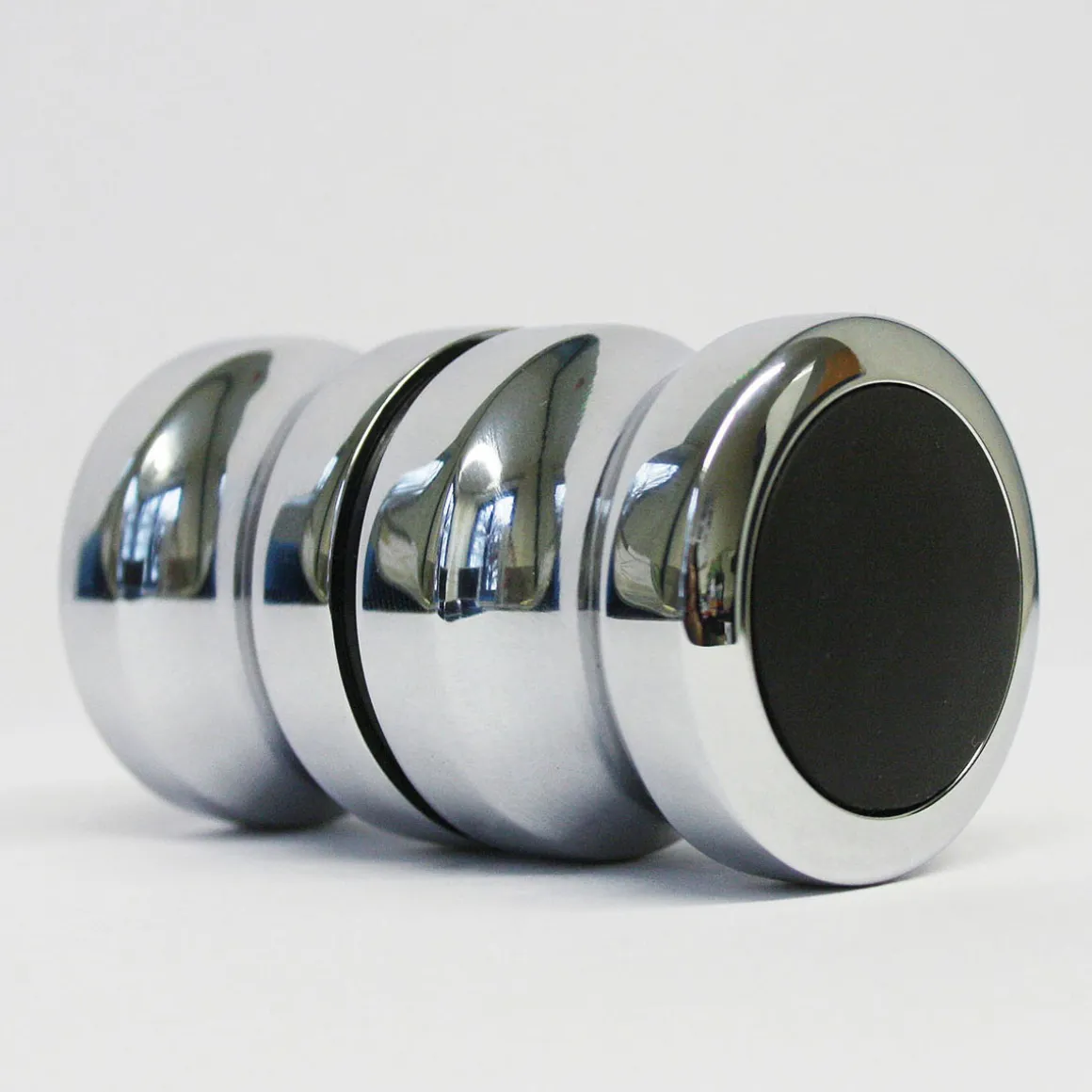 Breuer Drehfalttür Elana Komfort 2-teilig für Nische Anschlag links schwarz matt Bella C 750 mm