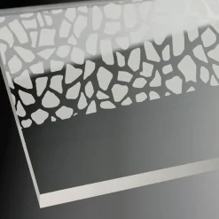 Breuer Drehtür Elana 6 für Nische Anschlag rechts schwarz matt Terrazzo 1000 mm