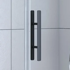 Breuer Drehtür Europa Design für Nische Anschlag rechts schwarz matt Intima 1000 mm