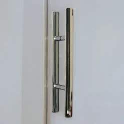 Breuer Eckeinstieg Avanta Drehtür 4-teilig alu chromeffekt Klarglas 800/900 mm