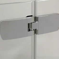 Breuer Eckeinstieg Avanta Drehtür 4-teilig alu chromeffekt Klarglas 800/900 mm