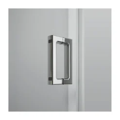 Breuer Runddusche Panorama Drehtür Radius 500 alu chromeffekt Klarglas 800/900 mm