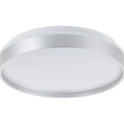 Brilliant Deckenleuchte Britt 33cm silber/weiß 22W 2300lm stufenlos dimmbar