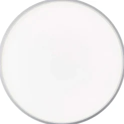 Brilliant Deckenleuchte Britt 33cm silber/weiß 22W 2300lm stufenlos dimmbar