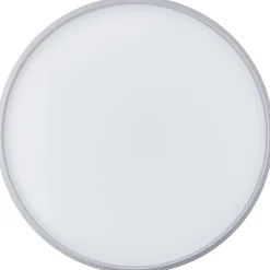 Brilliant Deckenleuchte Britt 33cm silber/weiß 22W 2300lm stufenlos dimmbar