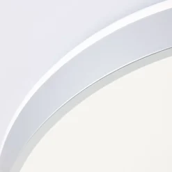 Brilliant Deckenleuchte Britt 33cm silber/weiß 22W 2300lm stufenlos dimmbar