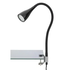 Briloner LED- Klemmleuchte Elasti schwarz inkl 1xGU10