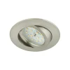 Briloner LED-Einbauleuchte schwenkbar matt-nickel rund