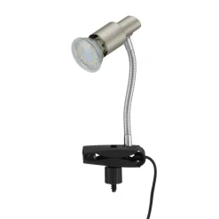 Briloner LED-Klemmleuchte Simple silber