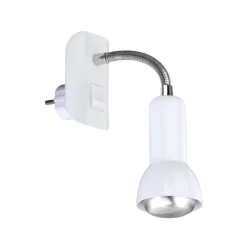 Briloner Steckerspot weiß Metall