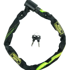 Burg Wächter Kettenschloss 580 90 Durchmesser 6 x 90 cm schwarz-gelb