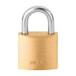 Burg Wächter Vorhängeschloss-Set Quadro 405 30 GL 28,9 x 48,9 x 11,8 mm Messing