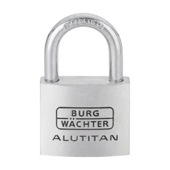 Burg Wächter Zylinder-Vorhängeschloss 770 65 40 x 65 x 14,3 mm aluminium