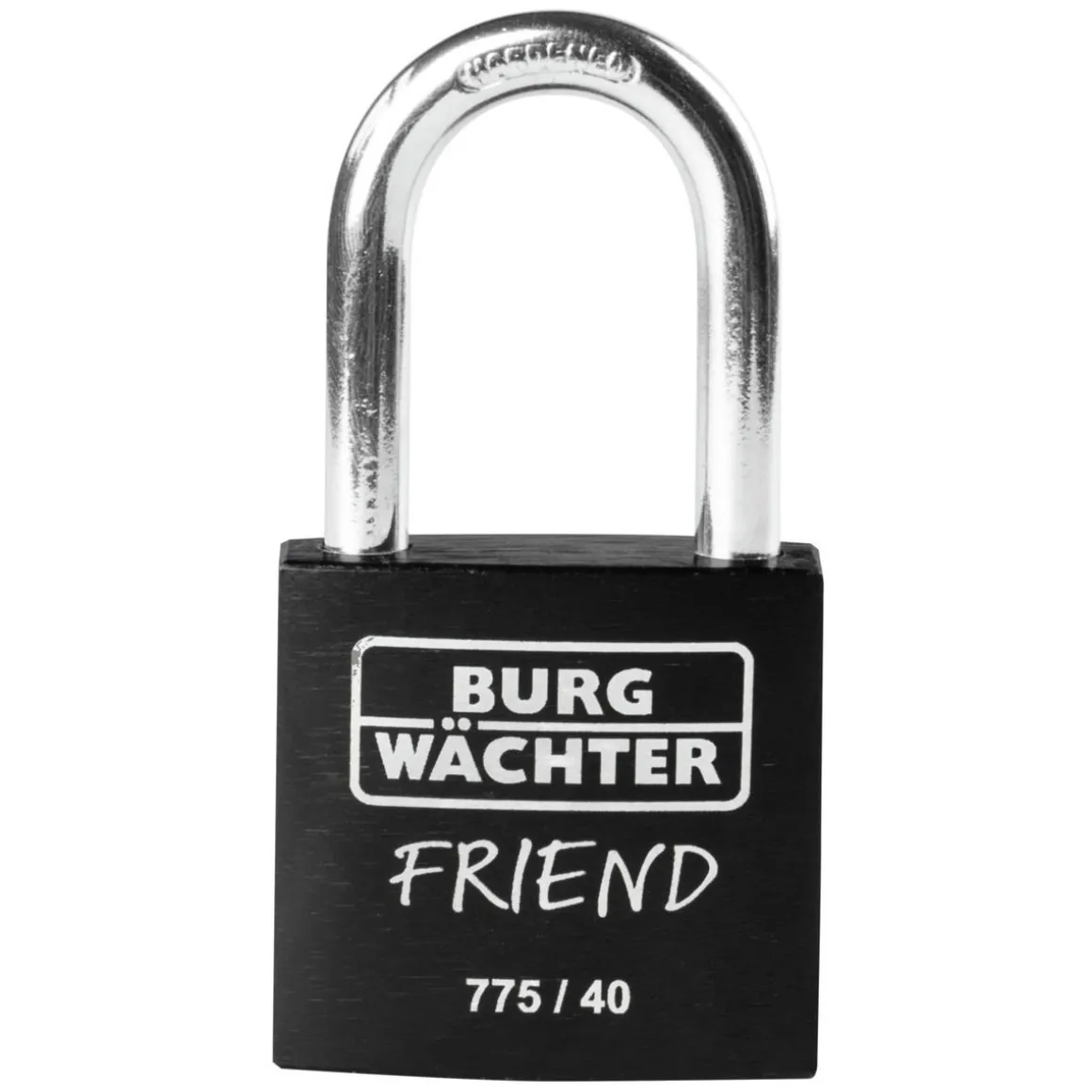 Burg Wächter Zylinder-Vorhängeschloss 775 40 35 39,6 x 76,6 x 15,8 mm schwarz