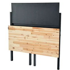 Burgmann Werkbank klappbar 121,5 x 64,5 x 142 cm schwarz