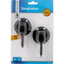 Cartrend Saughaken schwarz 6 kg 2 Stück