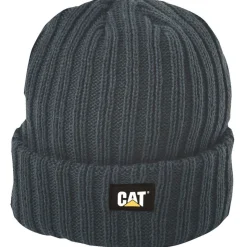 CAT Strickmütze Grob graphit