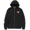 CAT Zip Hoodie Banner Gr. 2XL schwarz