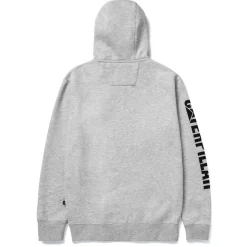 CAT Zip Hoodie Banner grau Gr. XL