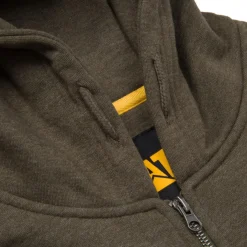 CAT Zip Hoodie Banner oliv Gr. L