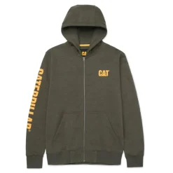 CAT Zip Hoodie Banner oliv Gr. 2XL