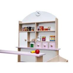 Coemo Kaufladen Lilly Holz Rosa