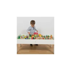 Coemo Spieltisch mit Holzeisenbahn