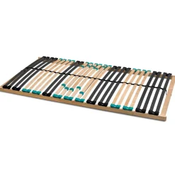 Coemo 7-Zonen Lattenrost DRÖMSON 28 Federleisten Kopfteil verstellbar 120 x 200 cm