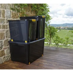 Combi Box, Farbe: Schwarz, Rollensystem, Inhalt: 29,5L