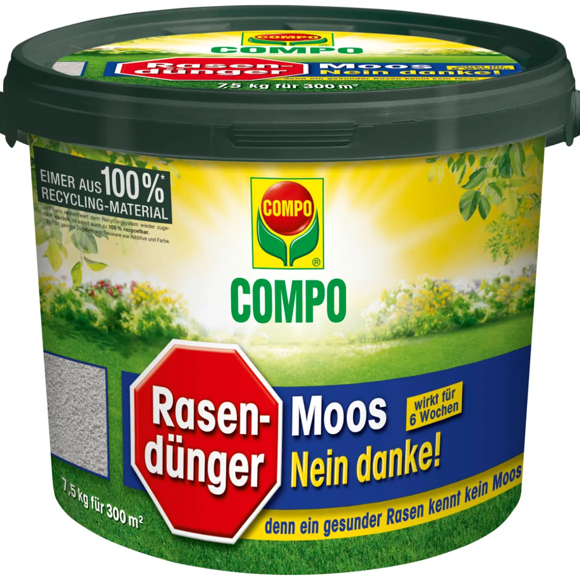 Compo Rasendünger Moos - Nein danke! für 300 m² 7,5 L