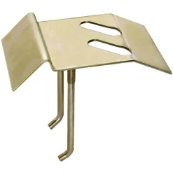 Connex Auflaufstütze mit Mauerkralle verzinkt gelb