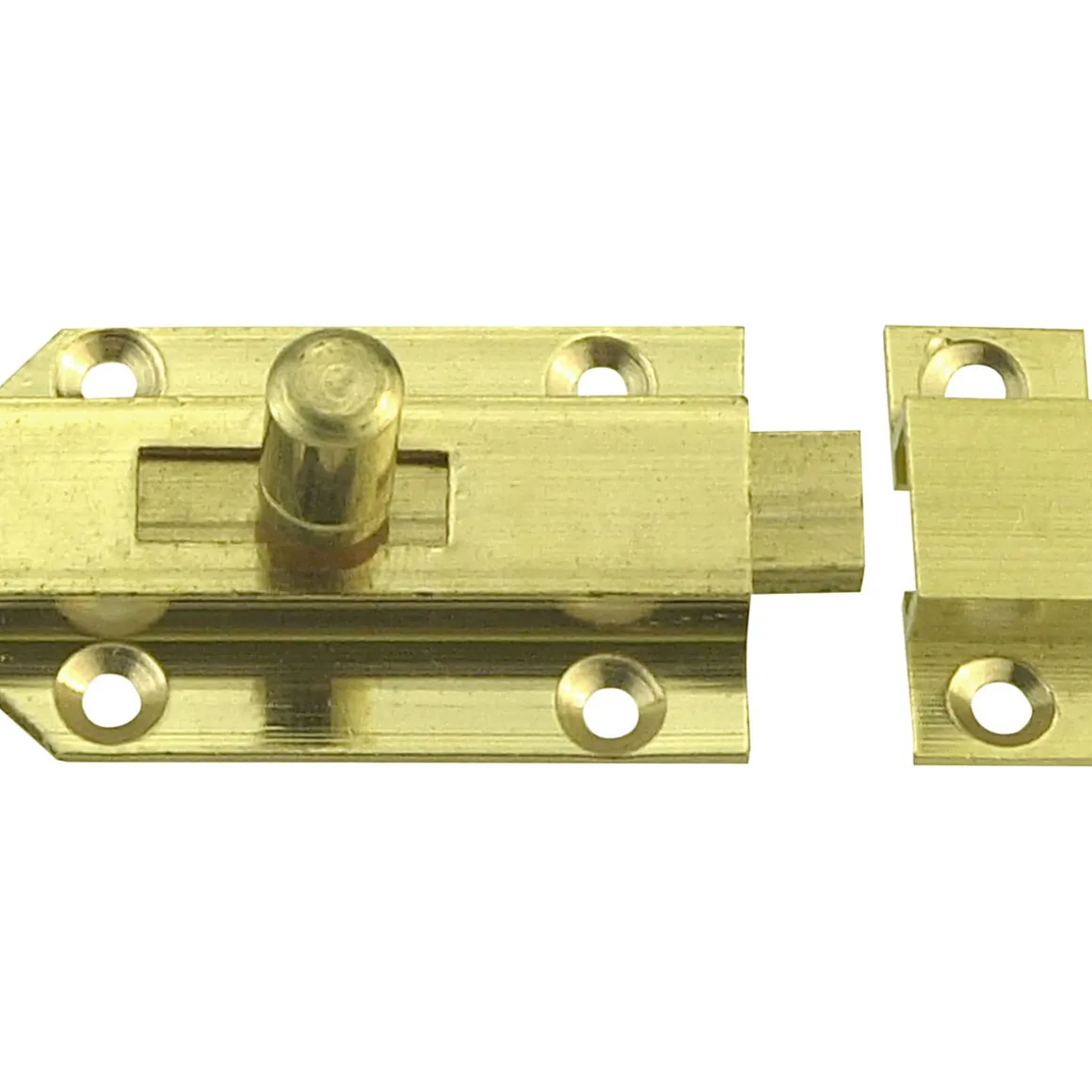 Connex Profilriegel gerade 2,5 x 5 cm Messing