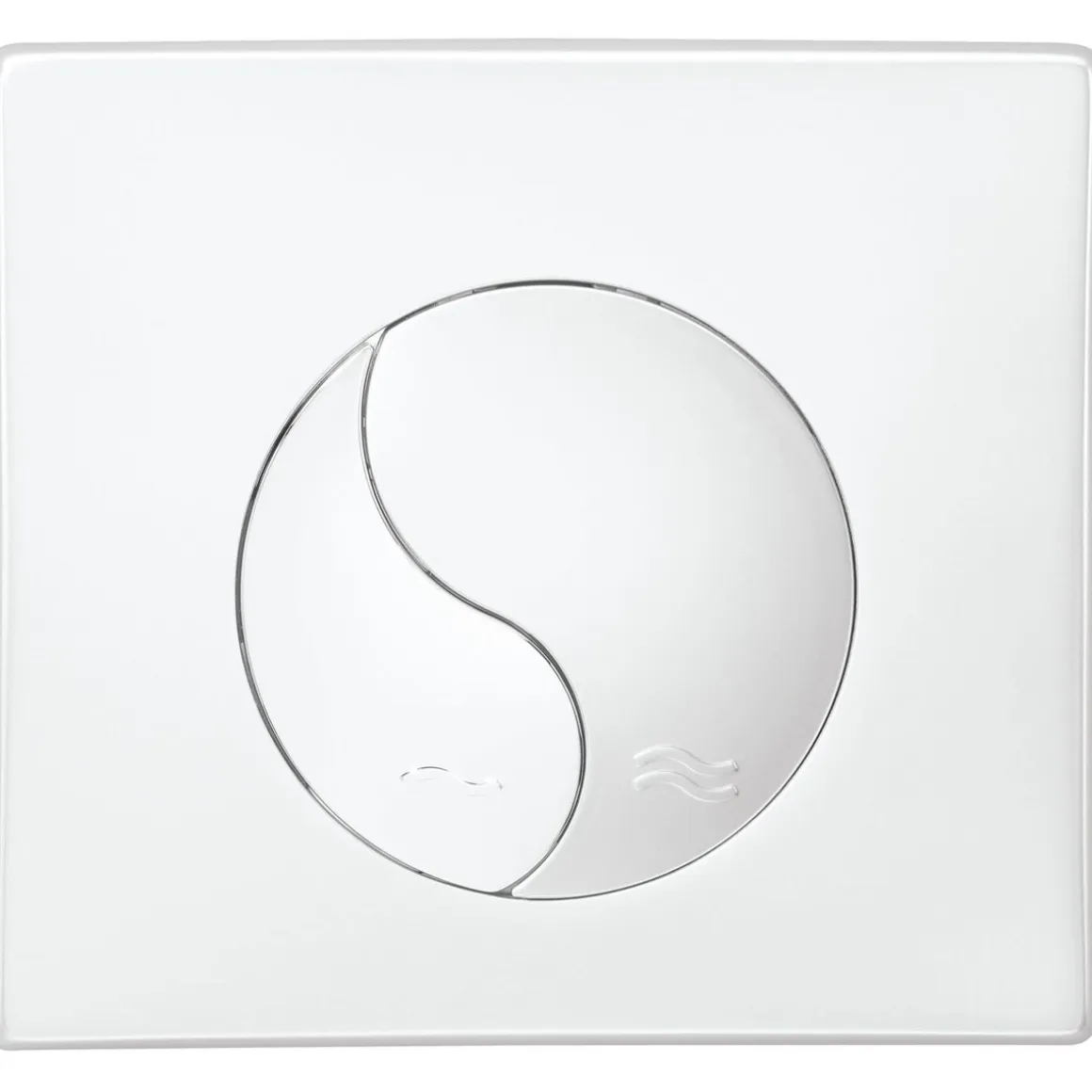 Cornat Betätigungsplatte Yin weiß