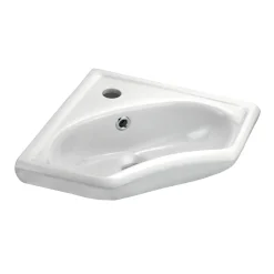 Cornat Eck-Handwaschbecken Euroline Clean weiß