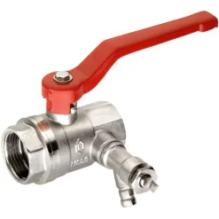 Cornat Kugel-Durchgangshahn mit Entleerung 1 IG