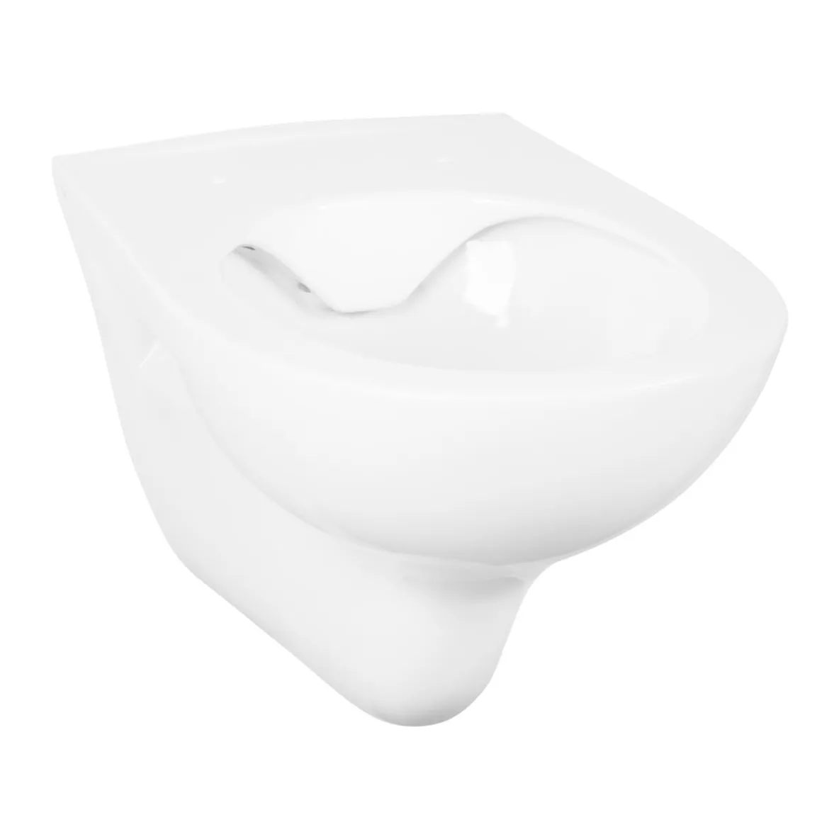 Cornat Spülrandloses Wand-WC weiß rund