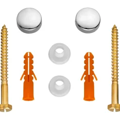 Cornat WC-Befestigung Kappe chrom