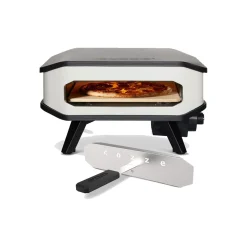 COZZE Pizzaofen Elektro 230V mit Tür und Pizzastein 2200 W
