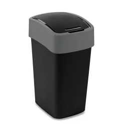 Curver Abfallbehälter Flip Bin 25 L schwarz/hellgrau