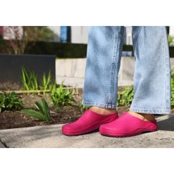 Damen-Clogs Gr. 36 / 37 Himbeere