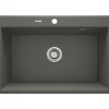 deante 1 Becken Granitspüle ERIDAN ohne Abtropffläch anthrazit metallic