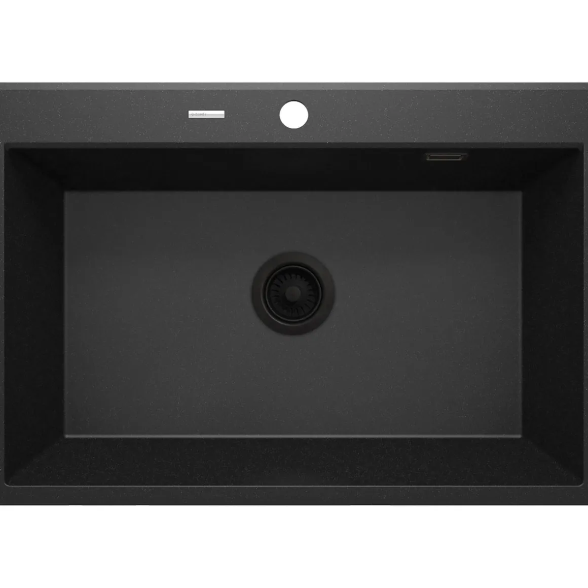 deante 1 Becken Granitspüle ERIDAN ohne Abtropffläch graphit metallic