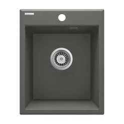 deante 1 Becken Granitspüle ERIDAN ohne Abtropffläch anthrazit metallic