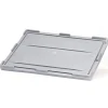 Deckel für Kunststoff-Behälter silbergrau 60 x 40 cm