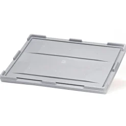 Deckel für Kunststoff-Behälter silbergrau 60 x 40 cm