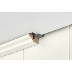 Deckenleiste weiß Struktur 2,6 m