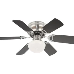 Deckenventilatormit Leuchte braun